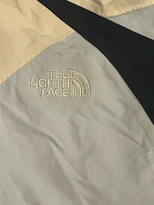 Womens Lg The North Face Colorblock Hooded Ski Jacket-Light Blue/White/Navy thumbnail 11
