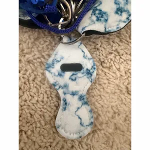 Care Bears Blue Bear Keychain Bag Charm Bundle Sequin Pouch Pom Pom Holder thumbnail 4