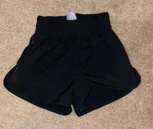 Women’s Black XS High Waisted Shorts | Casual Everyday Summer Shorts thumbnail 1