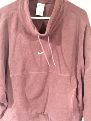 Nike One Women's Therma-FIT Top Cropped Fleece Size XL thumbnail 3
