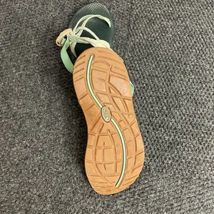 Chacos Womens green strappy outdoor hiking waterproof sandals size 7 ZX1 thumbnail 4