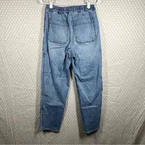 Madewell Light Wash‎ Pull On Relaxed Jeans thumbnail 6