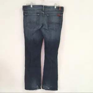 ‎7 For All Mankind boot cut jeans 31 thumbnail 4