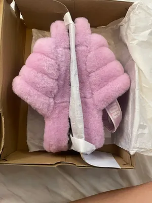 UGG Slides Fluff Yeah Pink thumbnail 2