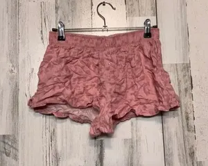 Colsie Pink Lounge Shorts Size XS Soft Cotton Rayon Pajama Shorts Elastic Waist thumbnail 1