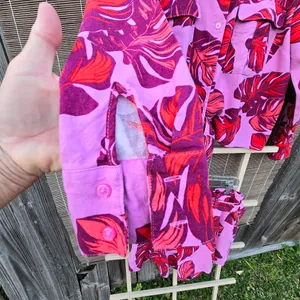 Sofia Jeans by Sofia Vergara linen shorts & Shirt Set L thumbnail 8