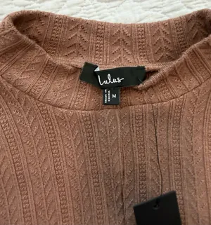 Lulus Long Sleeve Top Crop thumbnail 3