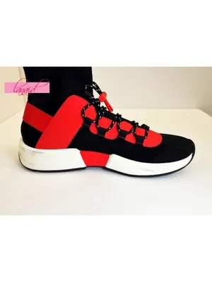 Alo Wanderer Sneaker Black Cherry Red High-Tops Running Vegan Athletic Shoes 7 thumbnail 10