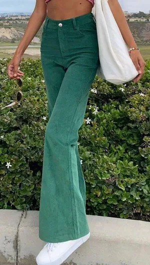 Princess Polly Nadia Green Pants thumbnail 3