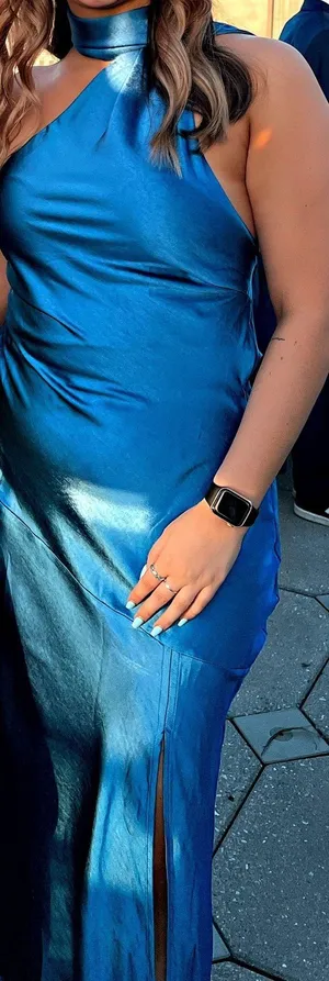 Hello Molly Athenian Maxi Dress Cobalt Blue thumbnail 3