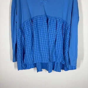 NWT Anthropologie Pilcro Babydoll Gingham Top Size Small thumbnail 7