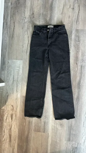 Abercrombie High-Rise Jeans Black thumbnail 3