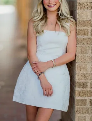 XS Amanda Uprichard White Dress thumbnail 1