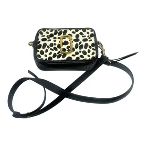 Marc Jacobs The Snapshot Crossbody Bag Black Leather Dalmatian Print thumbnail 5