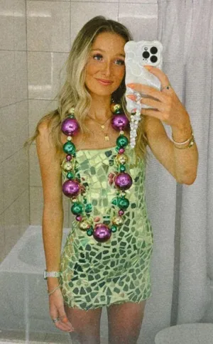 Neon Green Bodycon Dress thumbnail 1