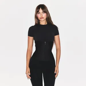 Skims Body Waist Cincher Onyx Large thumbnail 2