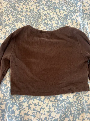 Garage Brown Crop Long Sleeve thumbnail 4