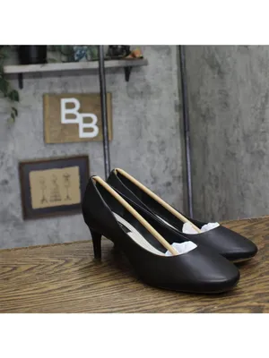 NWT Franco Sarto Womens Kamari Pump Low Heel J8421L1 Black Leather 7.5M thumbnail 10