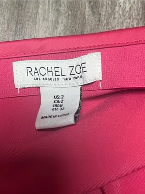 Rachel Zoe Hot Pink Satin Midi Slip Skirt Fuchsia Size 2 thumbnail 2