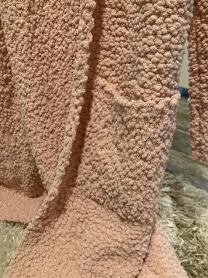 Popcorn Knit Cardigan Pink thumbnail 2