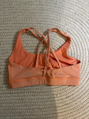Orange Lululemon Bra Sports thumbnail 2