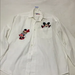 Disney Woman 90s Vintage Minnie and Mickey Blouse thumbnail 3