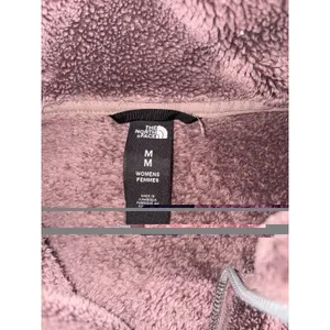 THE NORTH FACE Women's Osito Full Zip‎ Fleece Jacket Grey/Pikes Purple, M thumbnail 3