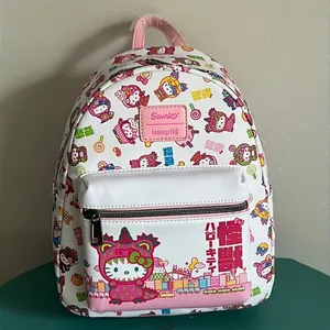 New Loungefly Hello Kitty Monster Costumes Graphic Vegan Leather Mini Bag thumbnail 1
