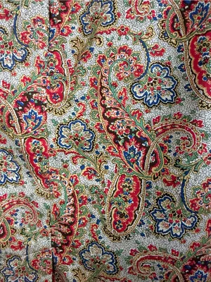 Liz Sport NWT vintage new old stock, two pocket, paisley, cotton mini skirt 14 thumbnail 4