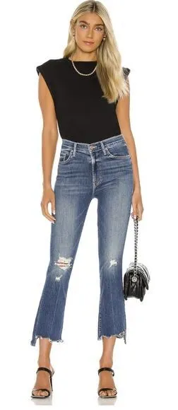 Mother The Insider Crop Step Chew in Dancing on‎ Coals Size 26 thumbnail 1