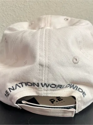 PE Nation White Hommage Blush Baseball Hat thumbnail 3