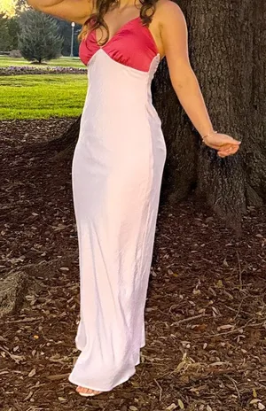 Wild Fable Long silk dress thumbnail 1