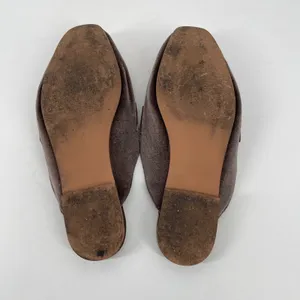Steven By Steve Madden Royce Mule‎ Loafer Slides Velvet Brown Women's Size 8M Preppy thumbnail 9