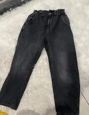 ZARA Paper bag Black Pants thumbnail 1