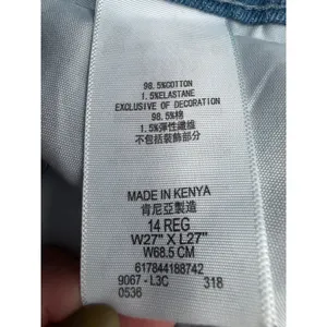 Levi's 511 Slim Fit Light Wash Stretch Jeans Women's 14 Reg W27 L27‎ thumbnail 5