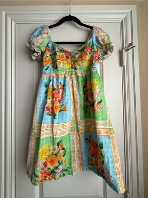 NEW SHOW ME YOUR MUMU annabelle dress in green thumbnail 2