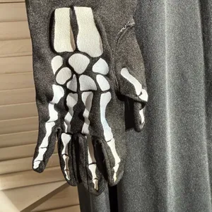 California Costume Spider Skeleton Hat Gloves Purple Black M/L thumbnail 7