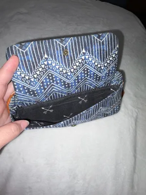 Aztec print wallet Blue thumbnail 4