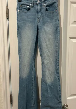 Signature by Levi Strauss Light Blue Flare Jeans thumbnail 1