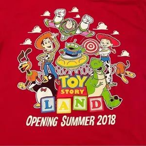 Disney Parks Hollywood Studios Toy Story Land Short Sleeve Shirt Women’s Medium thumbnail 2