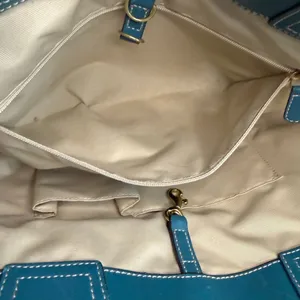 y2k Coach Straw Tote Shoulder Bag thumbnail 9