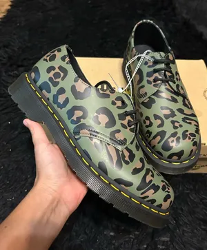 DR MARTENS 1461 distorted leopard animal print leather lace up oxfords shoes 9 thumbnail 1