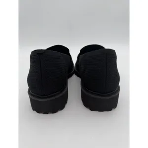 Vivaia Francesca Platform Chunky Heel Penny Minimalist Preppy Black Loafer 5.5-6 thumbnail 7