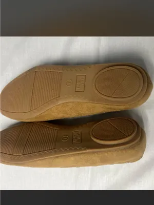 Time and Tru Tan Suede Loafers‎ with Metal Eyelets thumbnail 3