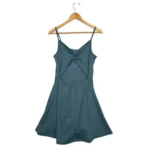 Jack Smith Tennis Dress Womens Small Green Open Back Shorts Athletic Golf Sports thumbnail 2