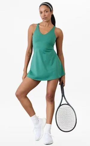 Athleta L Ace Advantage Dress Trillium Green Large thumbnail 4