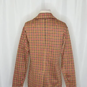 Anthropologie AVEC LES FILLES Longline Plaid Blazer Jacket Preppy Academia Small thumbnail 10