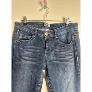 Vintage Y2K Mudd Jeans Size 9 Bootcut Low Rise Medium Dark Wash Denim Flared thumbnail 2