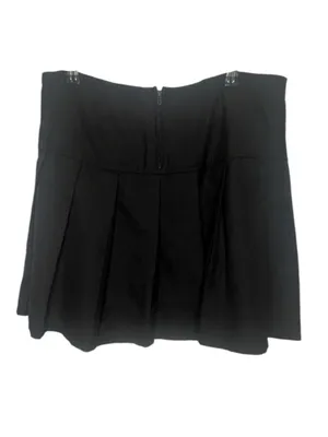 Royal Bones Daang Goodman Black Pleated Y2K Goth Mini Skirt With Chain thumbnail 4