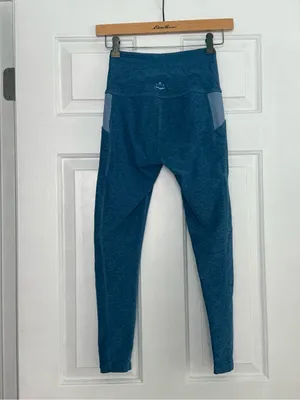 Beyond Yoga Spacedye In The Mix High Waisted 7/8 Yoga Leggings in Blue thumbnail 3